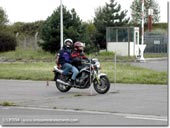 Permis moto : examen du plateau