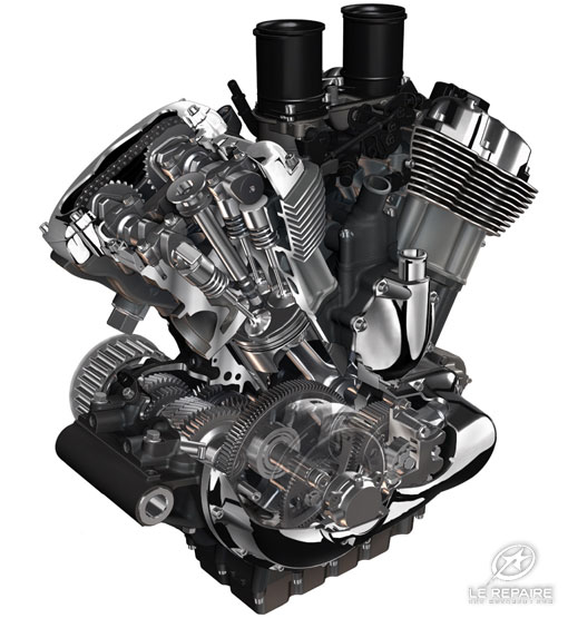 Moteur VRod éclaté