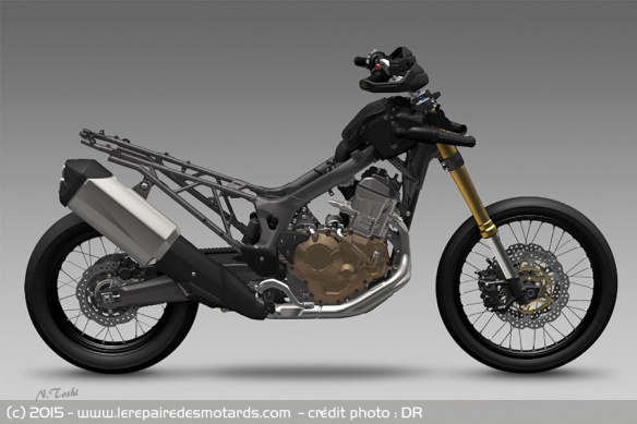Cadre Honda Africa Twin CRF1000L
