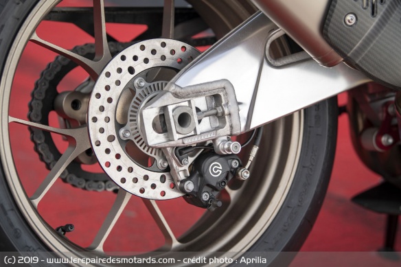 Frein arrière de l'Aprilia RSV4 1100 Factory