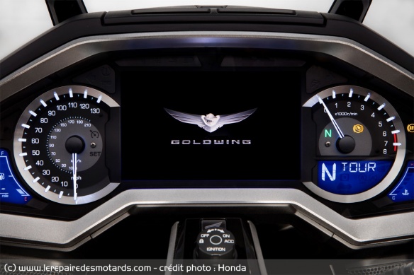 Tableau de bord de la Honda GL1800 Gold Wing