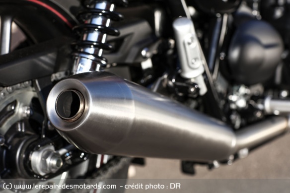 Les nouveaux silencieux satinés de la Triumph