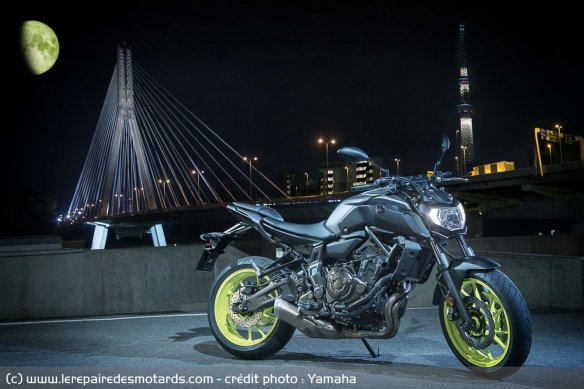 Technique de la Yamaha MT-07