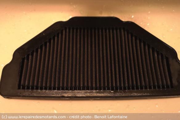 Le filtre à air est propre