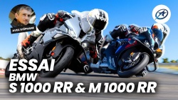Essai comparatif sportives BMW S 1000 RR et M 1000 RR