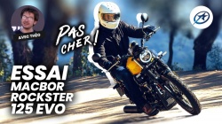 Essai custom Macbor Rockster 125 Evo