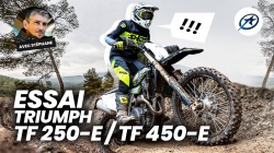 Essai enduros Triumph TF 250-E et TF 450-E