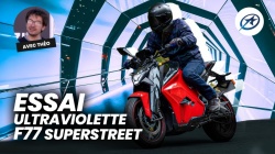 Essai roadster &eacute;lectrique Ultraviolette F77 SuperStreet