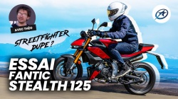 Essai roadster Fantic Stealth 125