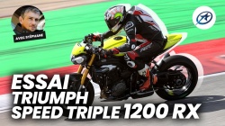 Essai roadster Triumph Speed Triple 1200 RX