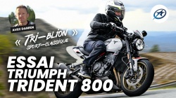 Essai roadster Triumph Trident 800