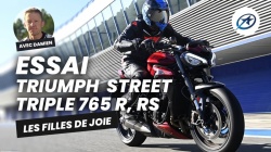 Essai roadsters Triumph Street Triple 765 R et RS