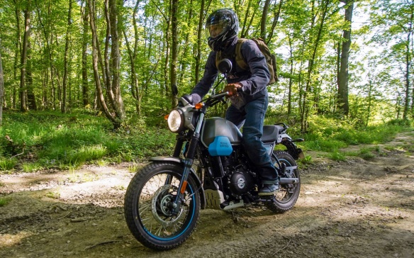 Essai du scrambler Royal Enfield Scram 411 Essai du scrambler Royal Enfield Scram 411