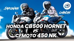 Comparo roadsters A2 : Honda CB500 Hornet et CFMOTO 450NK