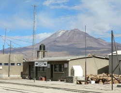 Gare d'Avaroa, Bolivie
