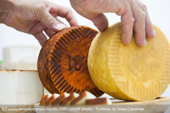 Le Majorero est un des plus fameux fromages de la région Le Majorero est un des plus fameux fromages de la région