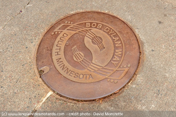 Plaque de la Bob Dylan Way