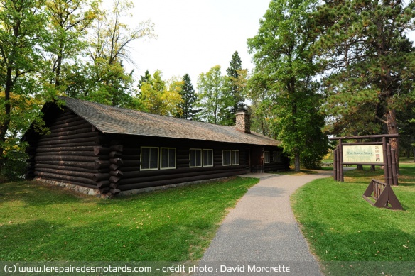 La cabane en bois de Mc Mullen sur le lac Itasca