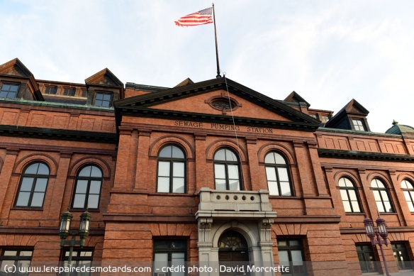 Station de pompage dans la vieille ville à Baltimore