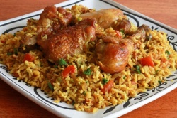 Un machboos au poulet