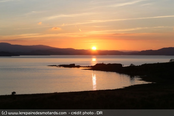 Coucher de soleil sur Upper Loch Torridon