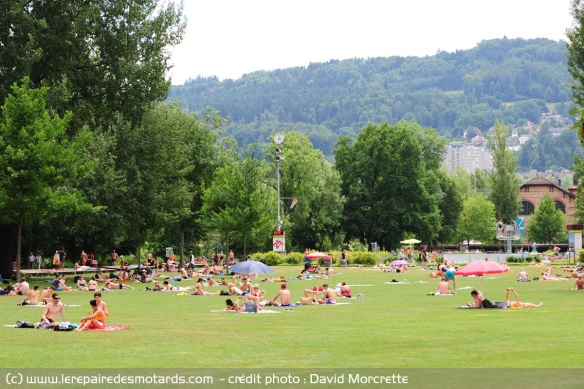 La piscine en plein air sur les bords de l'Aar