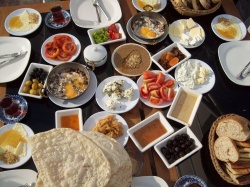 Un petit déjeuner traditionnel