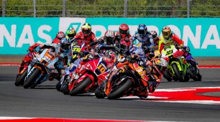 Les plus belles photos du Grand Prix MotoGP d'Indonésie marqué par la première victoire de Fermin Aldeguer dans la catégorie reine